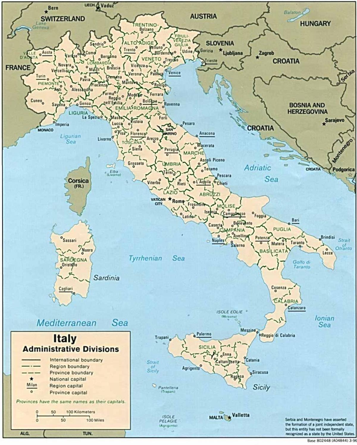 Italia Mappe Mostra Mappa Dell Italia Europa Del Sud Europa