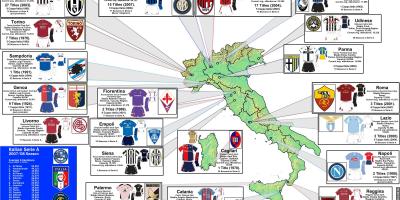 Mappa di Italia di calcio