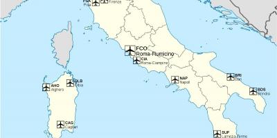 Aeroporti Italia mappa