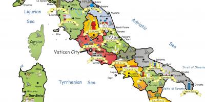 Italia turismo mappa