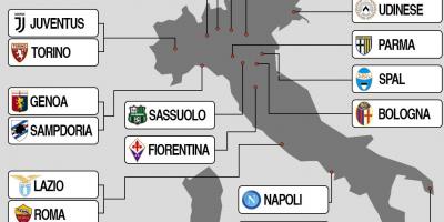 Mappa di Italia stadium