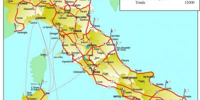 Mappa di Italy bike