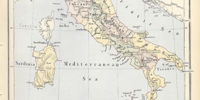 Mappa storica dell'Italia