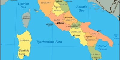 Mi mostra una mappa dell'Italia